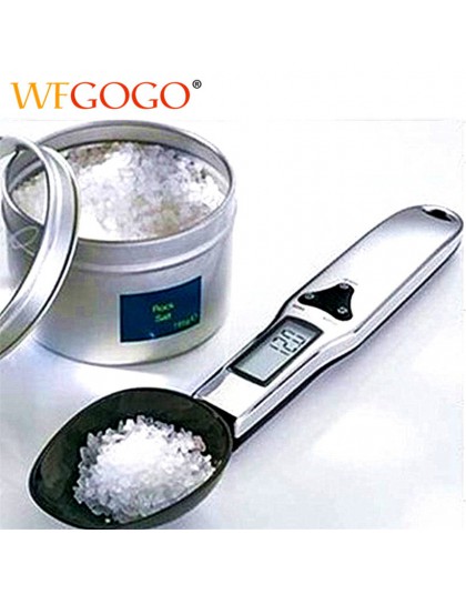 300g/0,1g portátil LCD Digital cocina cuchara medidora para báscula gramo cuchara electrónica peso volumen comida escala nueva a