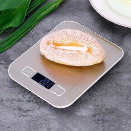 Báscula de Cocina Digital de 5 kg/10 kg 1g báscula de cocina electrónica báscula de acero inoxidable de 10kg con pantalla Lcd he