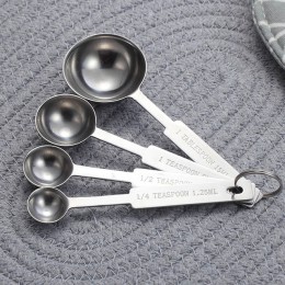 Worthshop taza de medición de acero inoxidable cocina cuchara medidora tipo pala para hornear té café Kichen accesorios Juego de