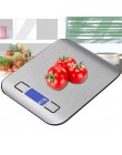 La alta precisión electrónica de la balanza de cocina 5 kg/1g LCD Digital Escala de alimentos de acero inoxidable Escala de peso