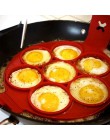 1 Uds., fabricante de panqueques, molde antiadherente de tortita de silicona, 7 agujeros, forma de freír huevos redondos, cocina