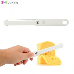 Shebaking 1pc Peeler cable queso mantequilla cortador de queso plástico cuchillo herramientas para cocinar y hornear accesorios 