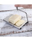 Cortador de mantequilla de queso cortador de tabla de corte de cocina herramienta de mano de alambre de acero inoxidable rebanad