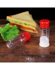 Frasco de condimento de sal y pimienta de plástico de 12 Uds. Bote de condimento para barbacoa, recipiente de condimento, recipi