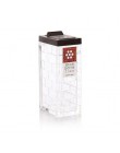 1 Uds. Tarro de especias caja de condimento estante de especias de cocina botella de almacenamiento tarros transparente PP sal p