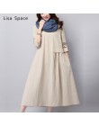 GUYUNYI 2017 mujer moda Vintage suelto yardas grandes nacional viento Lino algodón vestido de alta calidad Casual vestido femeni