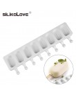 Silikove 8 cavidades moldes de helado fabricantes de silicona de material grueso moldes DIY moldes de cubos de hielo bandeja de 