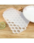 Bandeja de cubo de hielo de panal libre de BPA 37 cubos de silicona molde para hacer cubos de hielo con tapas para la fiesta de 