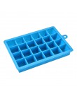 24 Cube cubitos de hielo bandejas cuadradas de silicona cubitos de hielo bandeja de hielo congelador fácil de liberar máquina de