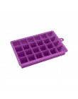 24 Cube cubitos de hielo bandejas cuadradas de silicona cubitos de hielo bandeja de hielo congelador fácil de liberar máquina de