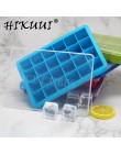 5 colores 24 rejillas de silicona cubito de hielo con tapa bandeja de cavidad ecológica cubitos de hielo pequeño molde para frut