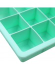 Bandeja de hielo de silicona de grado alimenticio 15 rejilla hogar con tapa DIY cubito de hielo molde forma cuadrada fabricante 