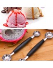 Cuchara de helado, máquina de helado, nuestra decoración, acabado en dos cabezas, bola de helado de fruta, cuchara, Bola de meló