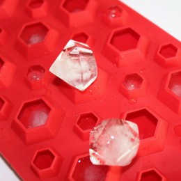 3d diamantes gema fría cubo de hielo Chocolate bandeja de jabón molde silicona moldes Fodant