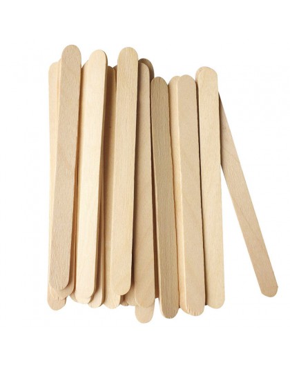 50 Uds. Palitos para hacer helados palitos de madera palitos de paleta de 11,4 cm (4-1/2 ") longitud palitos para hacer helados