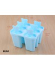 6 uds. Moldes de paletas de helado herramientas de cocina en forma de rectángulo reutilizable DIY moldes de helado Pop para horn