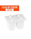 4/10 agujeros de silicona cubitos de helado ecológico molde de paleta de silicona para el hogar herramientas de helado no tóxica