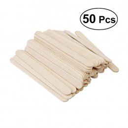 50 Uds. 9,3x1x0,2 cm palillos de madera de colores naturales para manualidades DIY diseños creativos