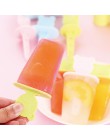 4 celdas DIY Bear Sticks Popsicle clásico helado molde bandeja fabricante PP helado Cube Lolly molde cocina helado herramientas 
