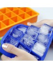Nueva moda DIY cubito de hielo molde de forma cuadrada bandeja de hielo de silicona cubito de hielo de fruta máquina de helado B