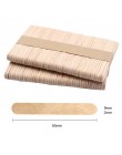 50 unids/lote palillos de paleta de madera de colores palillos de helado de madera Natural para niños manualidades artesanales a