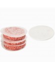 Prensa de hamburguesas prensa de pastel de carne con revestimientos de papel para hornear molde de hamburguesas rellenas máquina