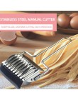 Fabricantes spaetzle cortador de chalote Mango antideslizante Manual sección 1 pieza fideos corte cuchillo prensado máquina de a
