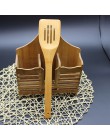 5 uds. 1 Juego de utensilios de bambú utensilios de cocina de madera utensilios de cocina cuchara espátula de mezcla alta calida