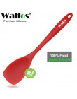 Cuchara de cocina de silicona de calidad alimentaria WALFOS esencial resistente al calor Flexible antiadherente de silicona para