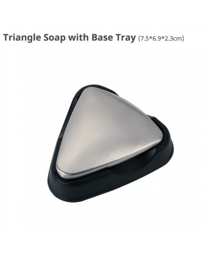 Jabón de acero inoxidable 304, jabón mágico portátil, barra de cocina para eliminar olores (Oval)