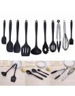Juego de utensilios de cocina antiadherentes de silicona para hornear, cuchara espátula, utensilios de cocina, herramientas de c
