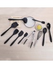 Juego de utensilios de cocina antiadherentes de silicona para hornear, cuchara espátula, utensilios de cocina, herramientas de c