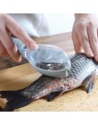 Cepillo de piel de pescado raspador de báscula de pesca cepillo ralladores de eliminación rápida cuchillo pelador de pescado par
