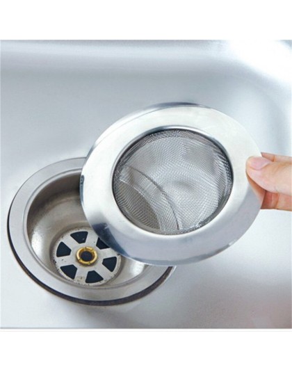 LINSBAYWU de acero inoxidable para el cabello de la bañera tapón de ducha desagüe agujero filtro trampa cocina Filtro de metal p