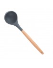 1 pieza de silicona Turner cuchara sopera espátula cepillo raspador Pasta servidor batidor de huevos cocina herramientas de coci