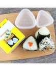 2 unids/lote DIY molde para Sushi Onigiri bola de arroz prensa para alimentos Triangular máquina de Sushi molde Sushi Kit japoné