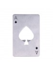 Negro/plata Poker tarjeta cerveza abrebotellas personalizado Acero inoxidable tarjeta de crédito abrebotellas Tarjeta de picas B