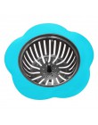 Fregadero de silicona colador en forma de flor fregadero de ducha tapa del desagüe fregadero colador Filtro de desagüe para pelo