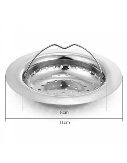 Fregadero de malla de acero inoxidable colador de Metal para ducha agujero trampa baño cocina fregadero filtro drenaje 5 7,5 10 