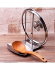 Tapa de olla de acero inoxidable soporte para cuchara organizador de cocina Almacenamiento de restos de cuchara de sopa accesori
