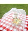 Cubierta de paraguas de comida para el hogar de 18 pulgadas para fiestas de pícnic para fiestas de barbacoa contra mosquitos tie