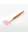 Juego de Herramientas de cocina de color rosa, juego de utensilios de silicona Premium, cuchara de sopa de espátula, cuchara ant