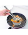 ORGANBOO Multi-funcional Acero inoxidable abrazadera colador cuchara con filtro y pinza comida cocina aceite-freír ensalada filt