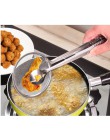 ORGANBOO Multi-funcional Acero inoxidable abrazadera colador cuchara con filtro y pinza comida cocina aceite-freír ensalada filt
