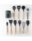 Upspirit 12 unids/set utensilio de cocina conjunto de pinzas de espagueti/Clip/cepillo de aceite/espátula/batidor de huevo/ cont