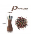 Molino de pimienta de haya de alta calidad: Rotor de acero al carbono de precisión utilizado para pimienta de maíz, sal marina, 