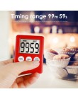 Nuevo 8 colores Super Delgado LCD pantalla Digital cocina Temporizador cuadrado conteo de cocina cuenta atrás alarma cronómetro 