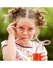 Gafas para beber paja divertido niños tubo de paja conjuntos fiesta Bar suministros Accesorios