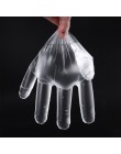 100 unids/pack guantes desechables de plástico PE guantes para casa cocina restaurante cocina médica Industrial limpieza