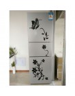Etiqueta engomada creativa de alta calidad del refrigerador negro de la mariposa del patrón de las pegatinas de la pared de la c